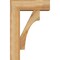 Ekena Millwork Westlake Block Rough Sawn Bracket w/ Offset Brace, Western Red Cedar, 6"W x 16"D x 24"H BKT0604X16X24WTL05RWR - alternate 2